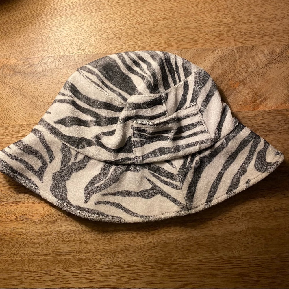 Lack Of Color Zebra Wave Bucket Hat - image 3